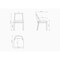 Manhattan Comfort Gansevoort Faux Leather Dining Chair in Stone Grey - Set of 4 2-DC051-ST - alternate 2